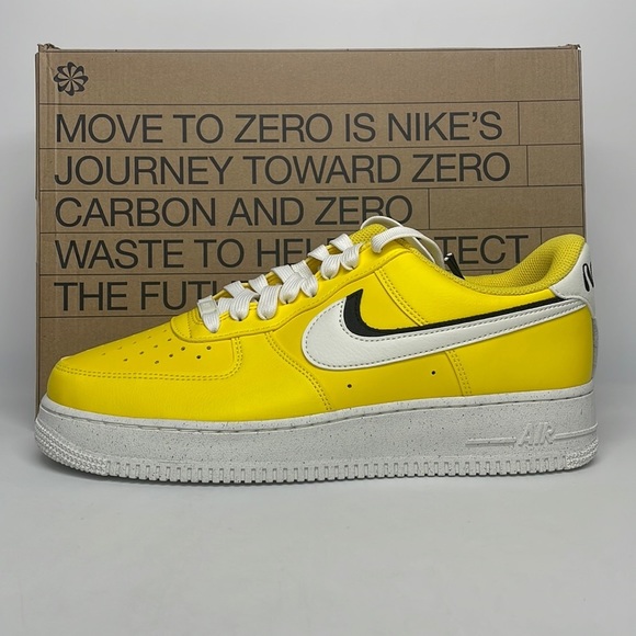 Men’s Nike Air Force 1 '07 LV8 Tour Yellow Sail Black (DO9786-700)